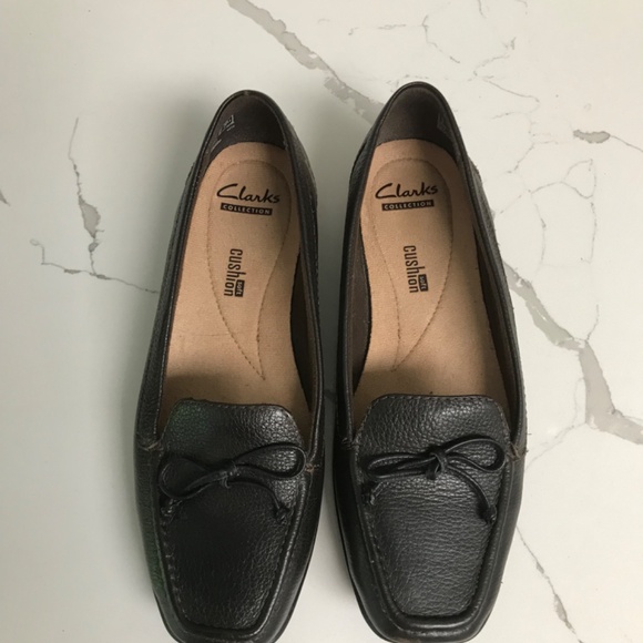 Clarks Soft Cushion Loafers Dark Brown US 6.5 - Picture 5 of 9